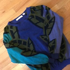 Vintage Perry Ellis Hand Knit Sweater